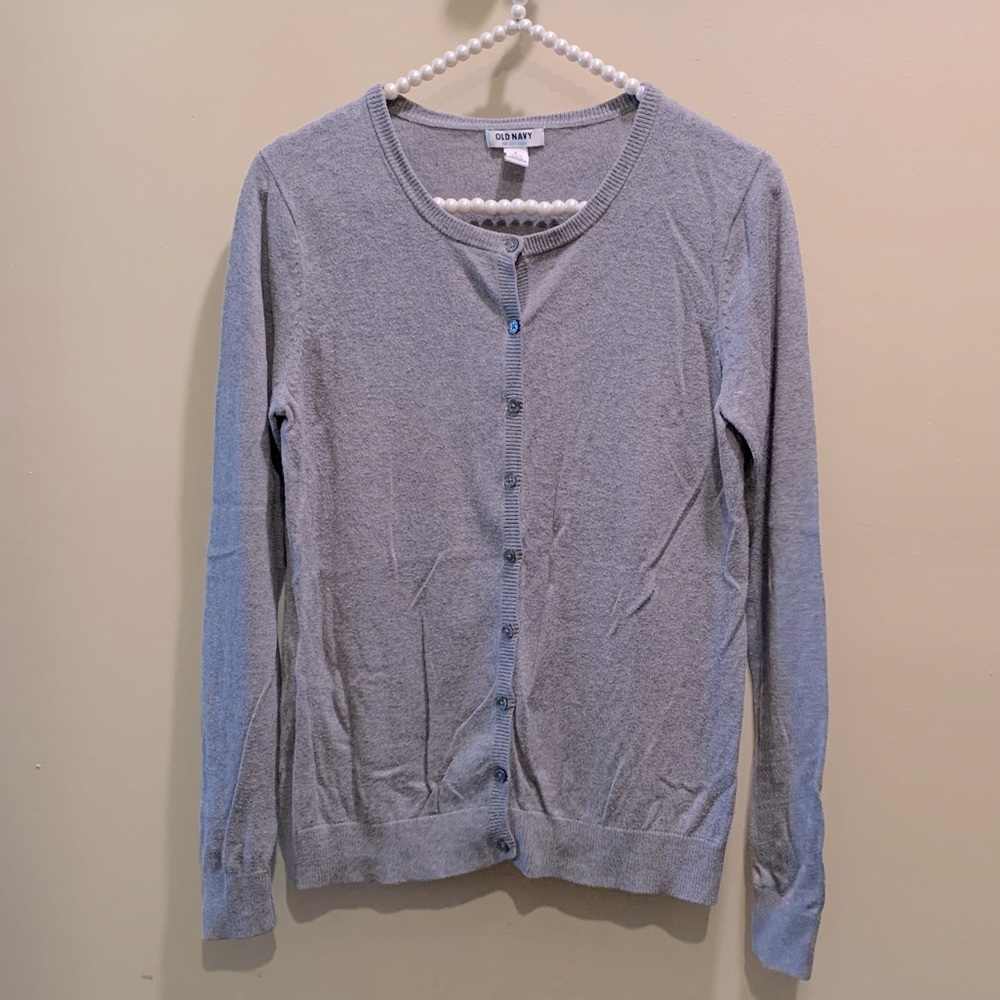 Grey cardigan